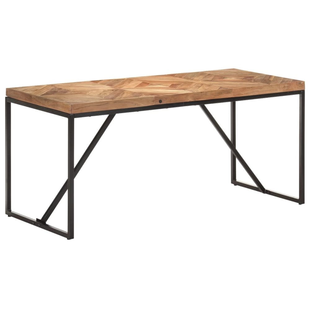 Petromila vidaXL Jedálenský stôl 160x70x76 cm akáciový a mangovníkový masív